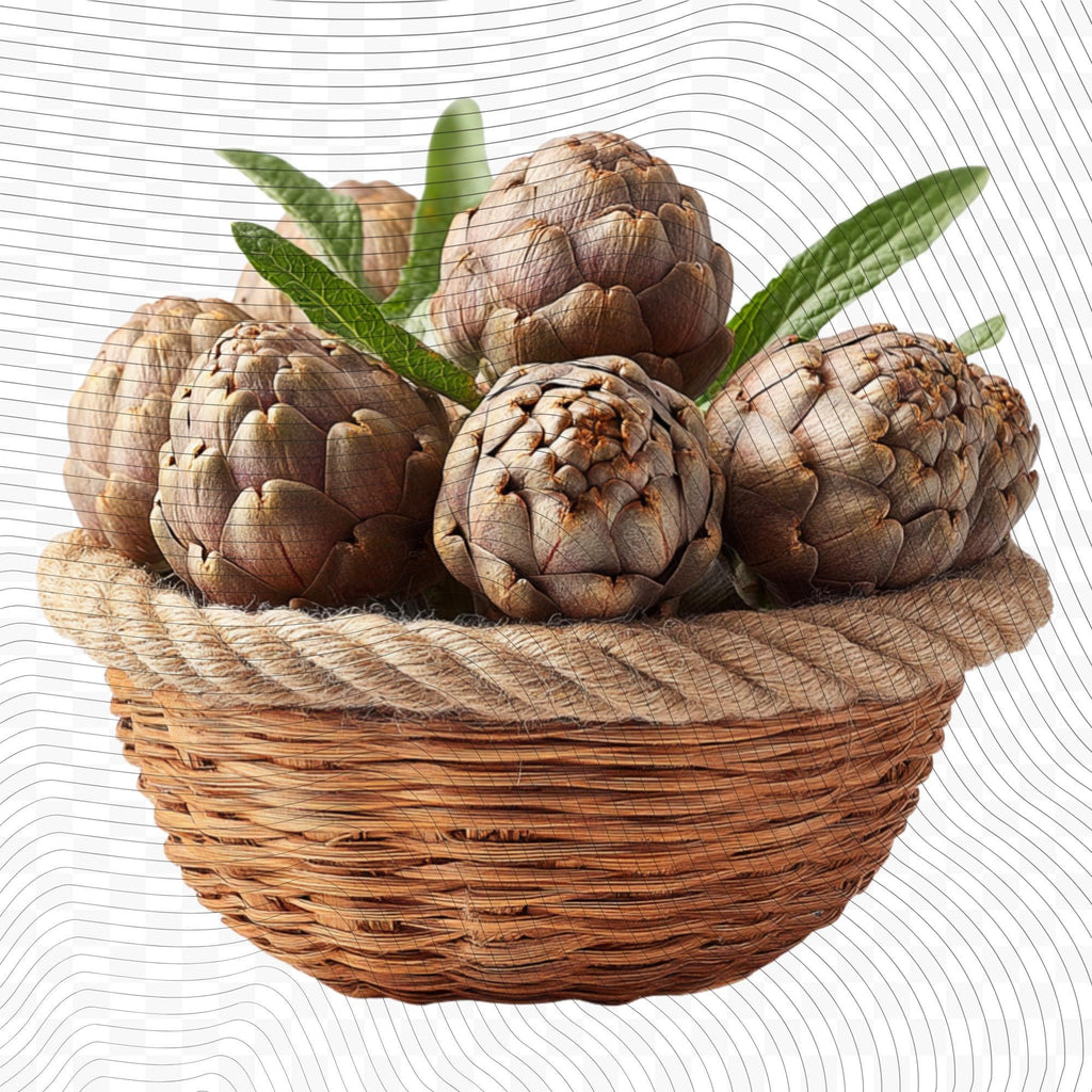 27 Realistic Artichoke Clipart Bundle| PNG Transparent Background