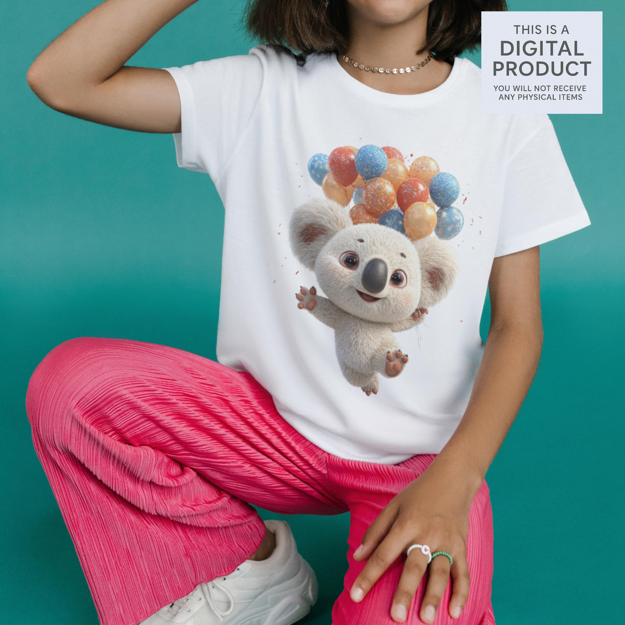 20 Quirky Koala Clipart Set | Funny Characters PNG Transparent Background| 300DPI