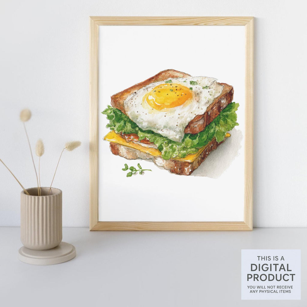 20 Breakfast Clipart | Croissant, Pancakes, Waffles, Coffee & Tea, Avocado Toast | PNG Transparent