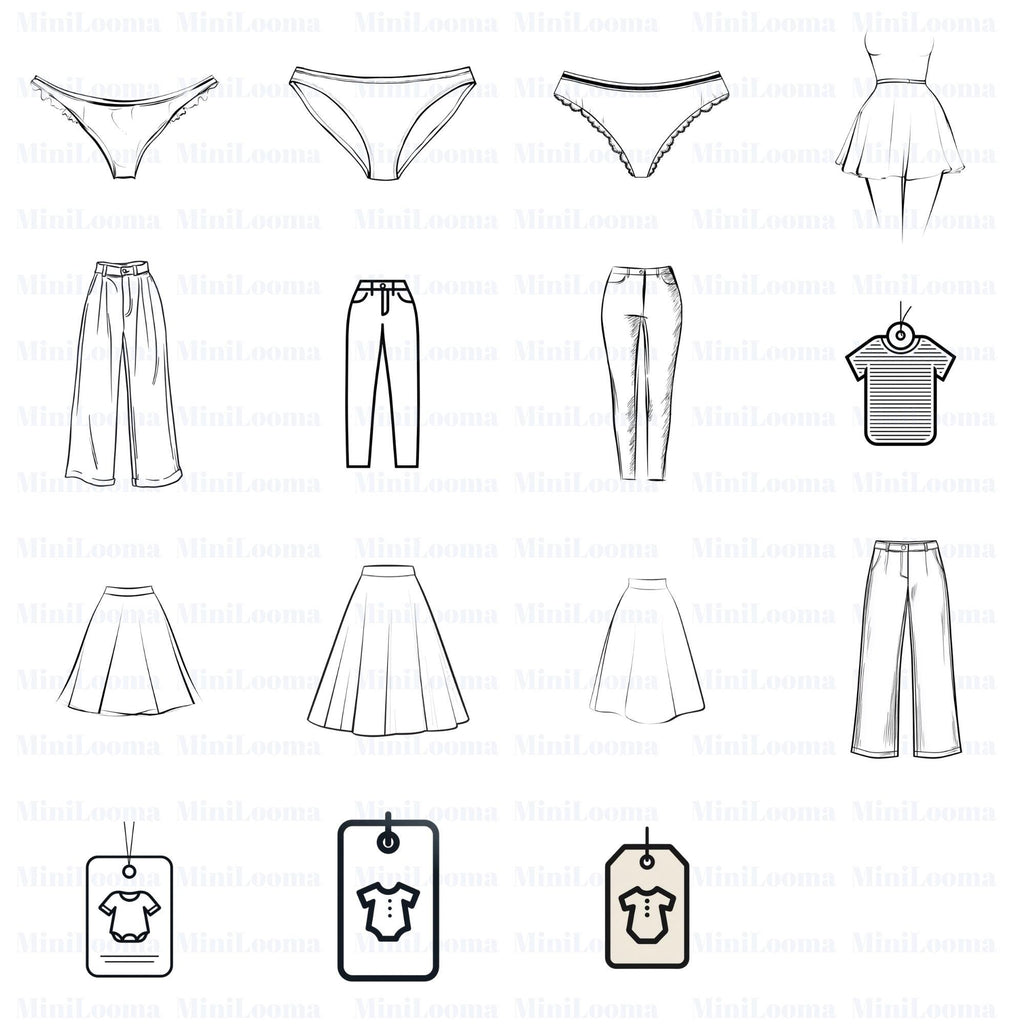 146 Clothing Label Clipart| PNG Transparent