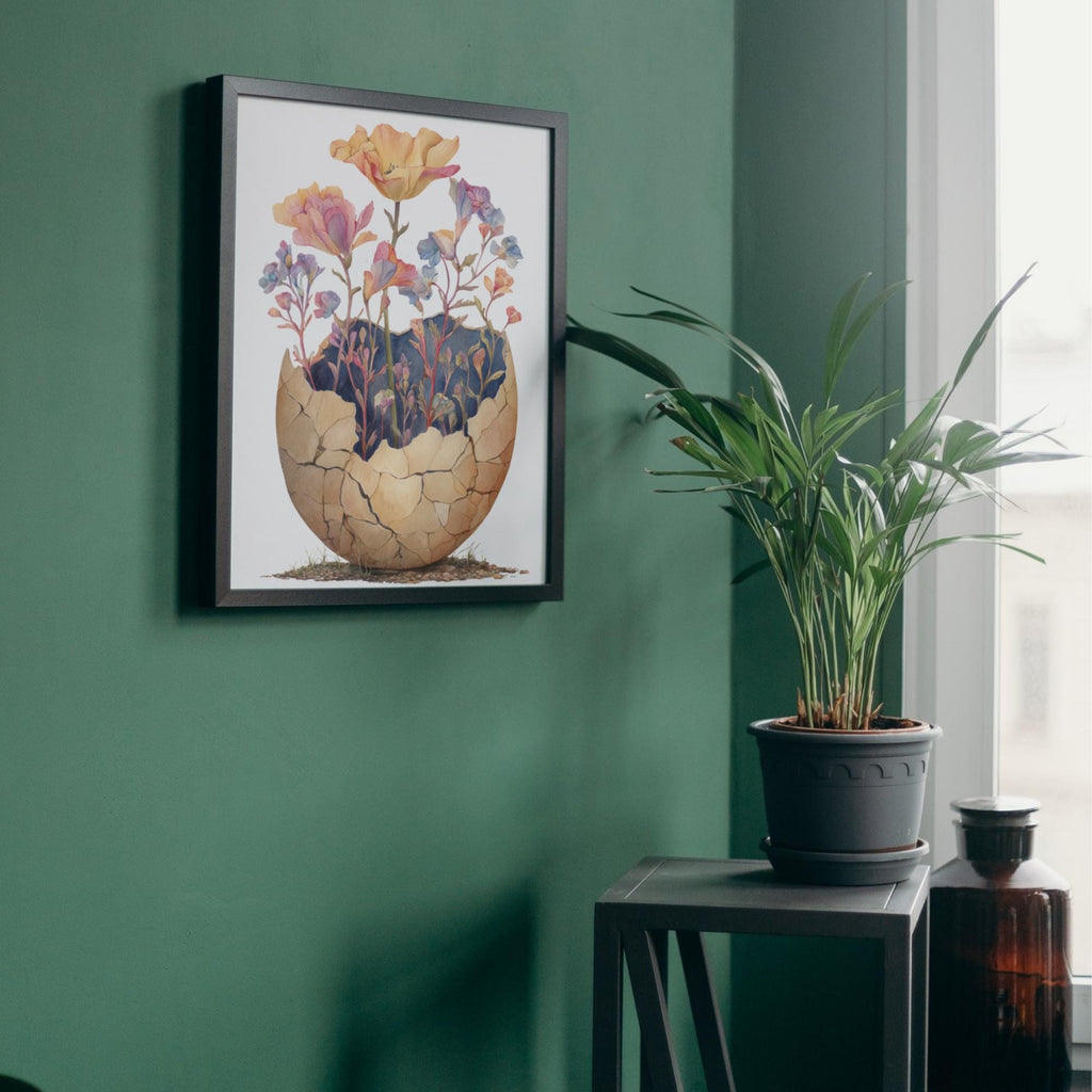 123 Watercolor Egg Clipart Set: Farm, Spring, Easter Designs (Transparent PNG)