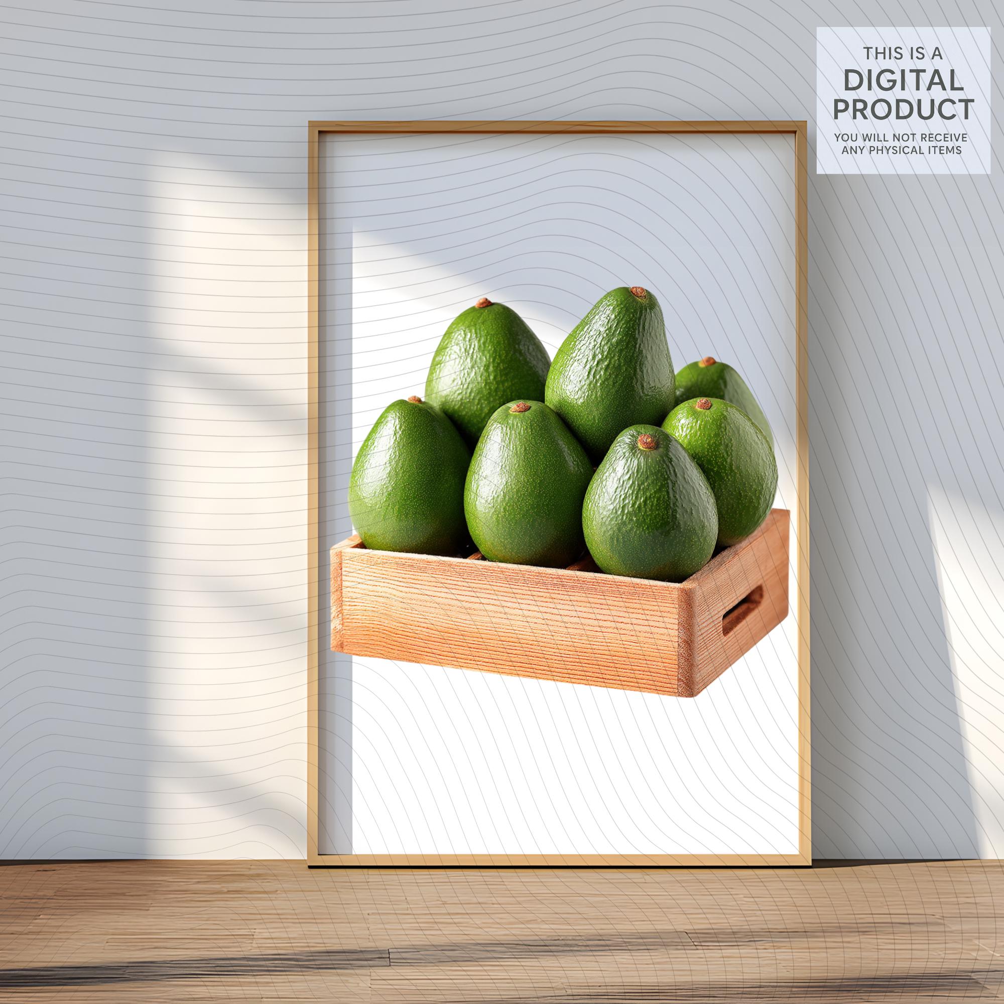 25 Realistic Avocado Clipart Bundle| PNG Transparent Background