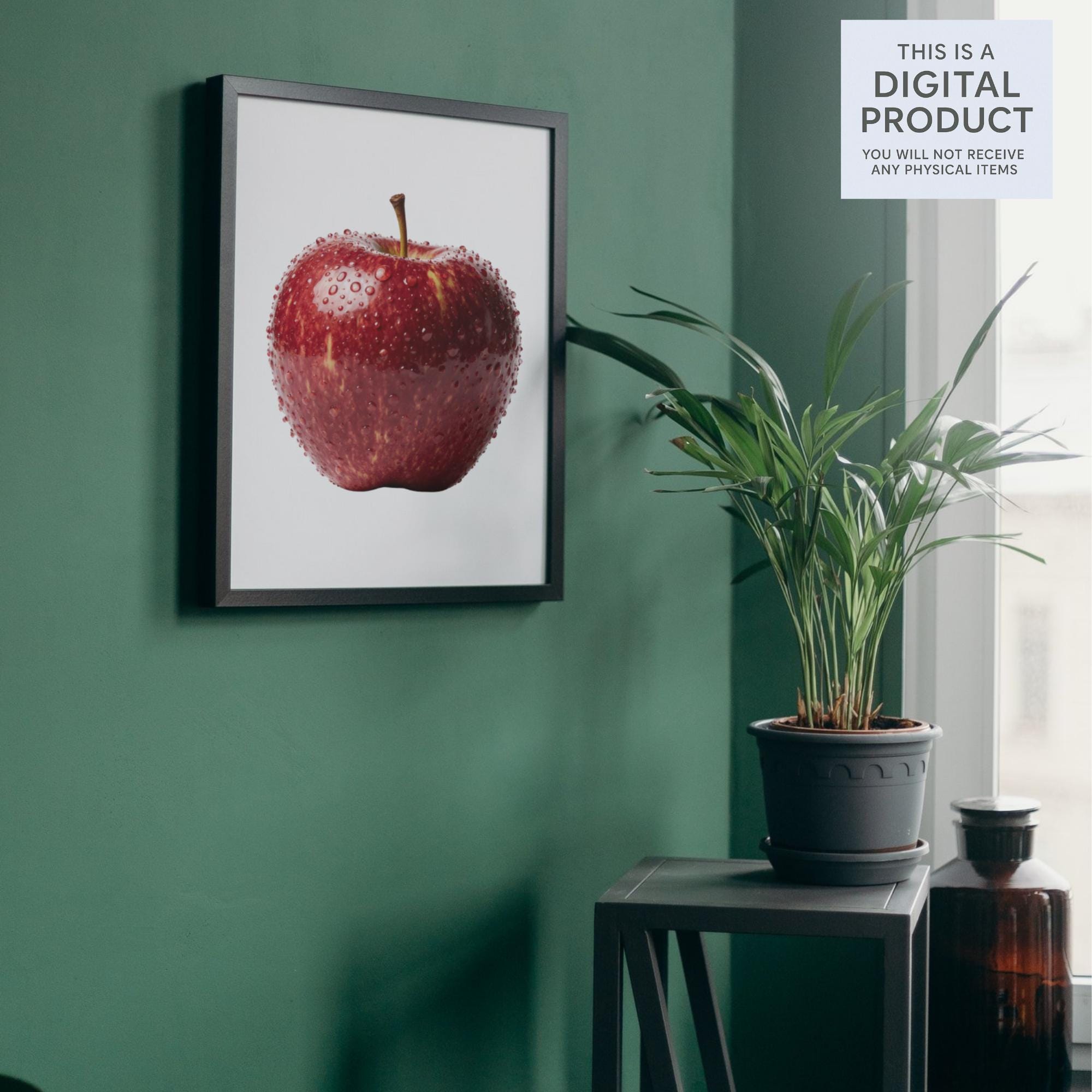 26 Apple Tree Clipart | Watercolor & Realistic Apple Illustrations| Botanical Fruit| Transparent PNG