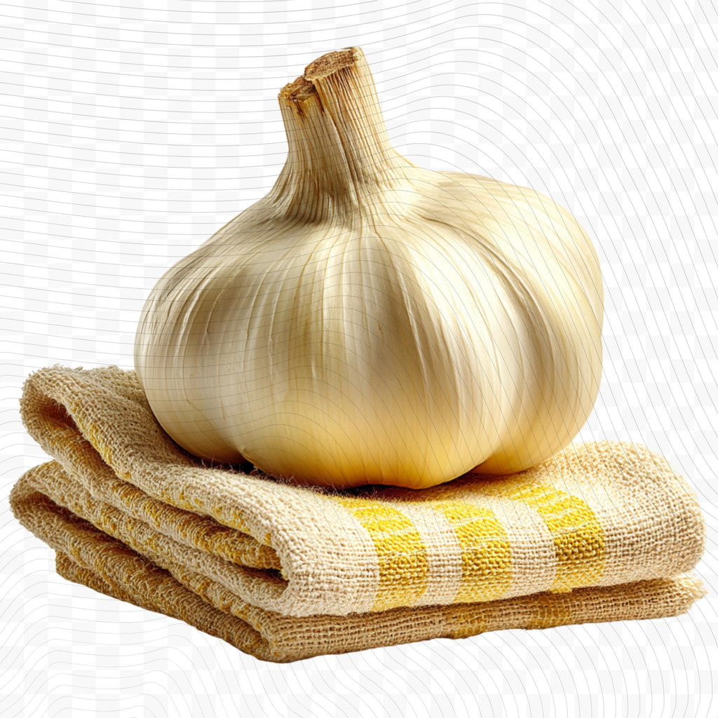 27 Realistic Garlic Bundle | PNG Transparent Background