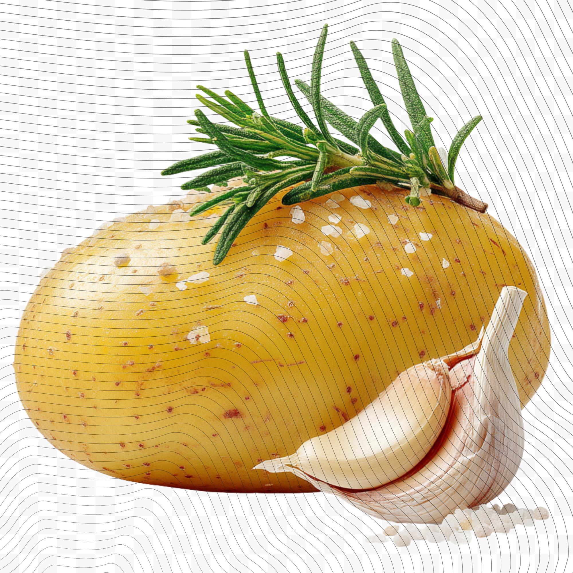 23 Realistic Potato Clipart Bundle | PNG Transparent Background