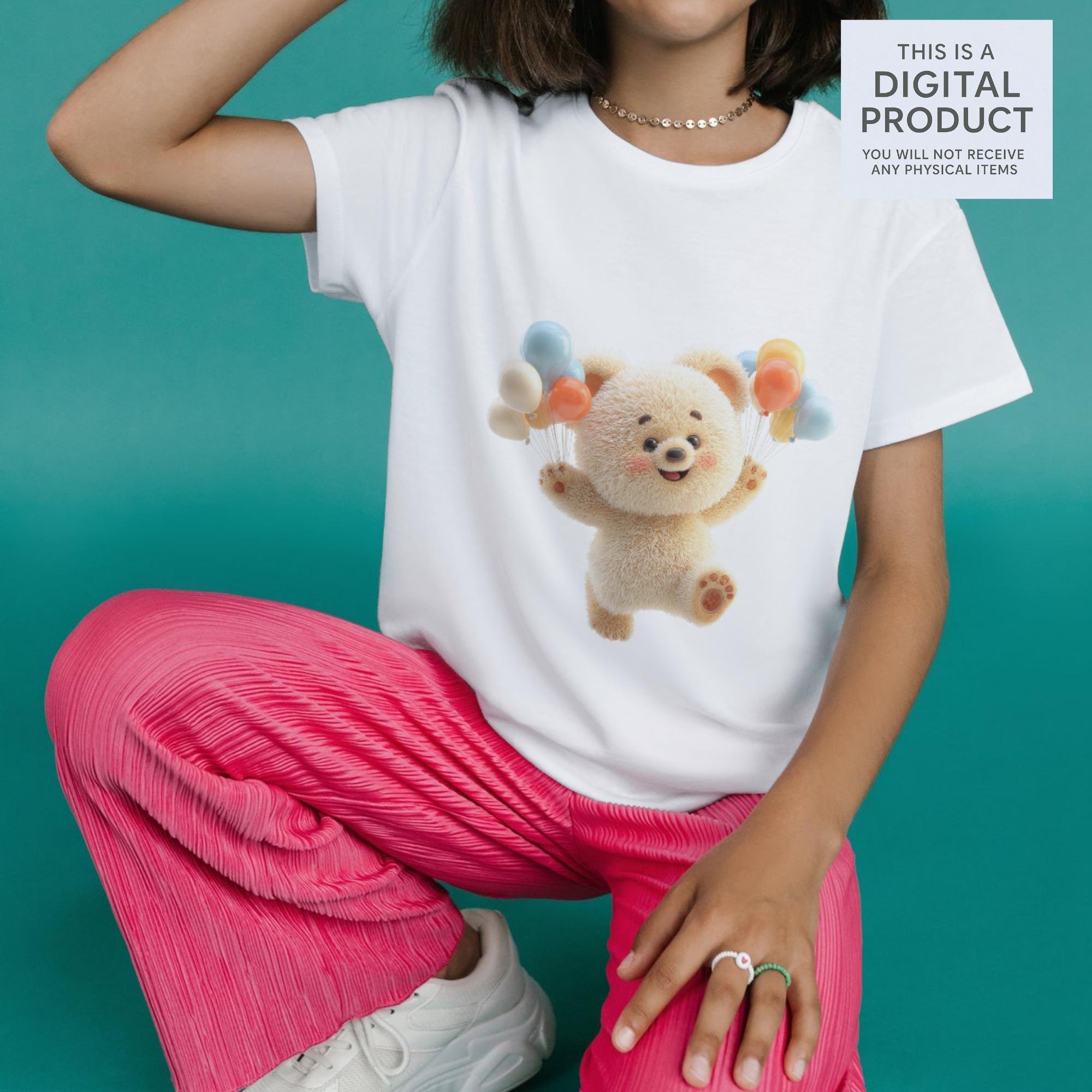 20 Quirky Bear Clipart Bundle | Funny Animal Characters PNG Transparent Background