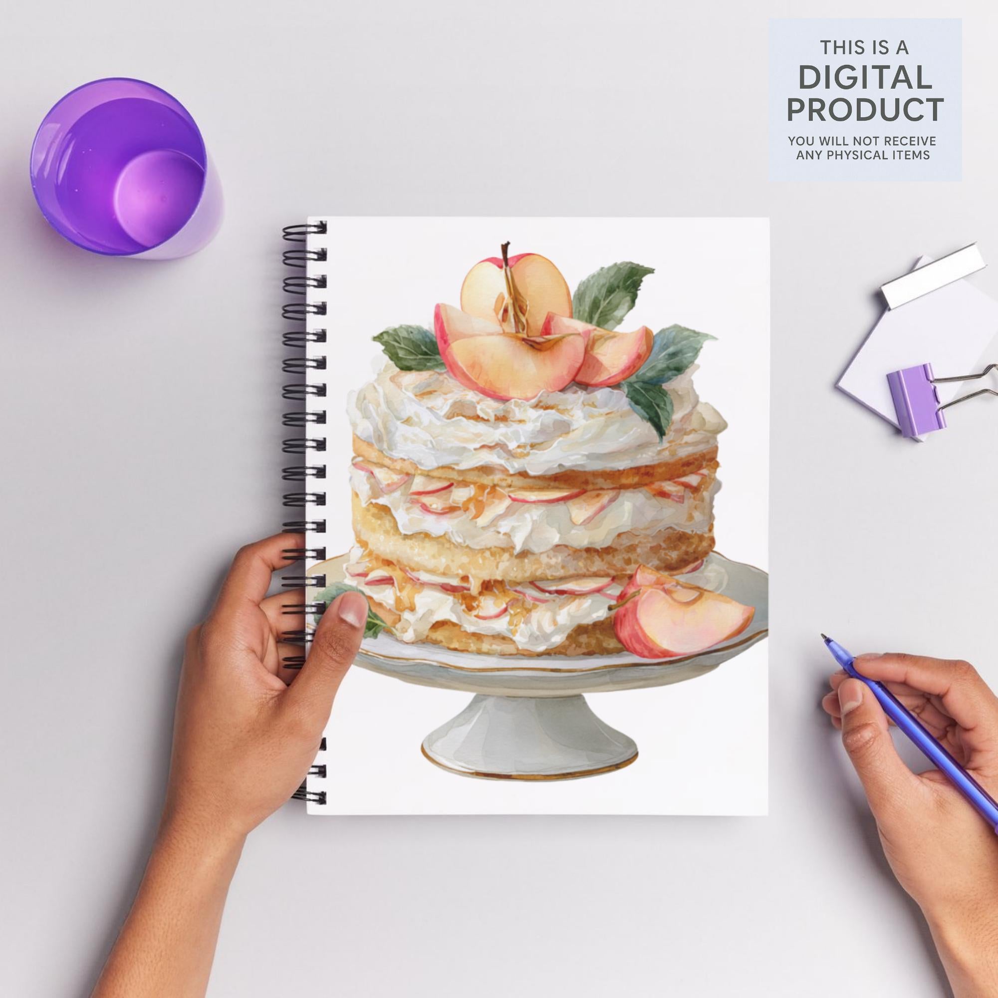 20 Apple Desserts & Cakes Clipart| PNG Transparent