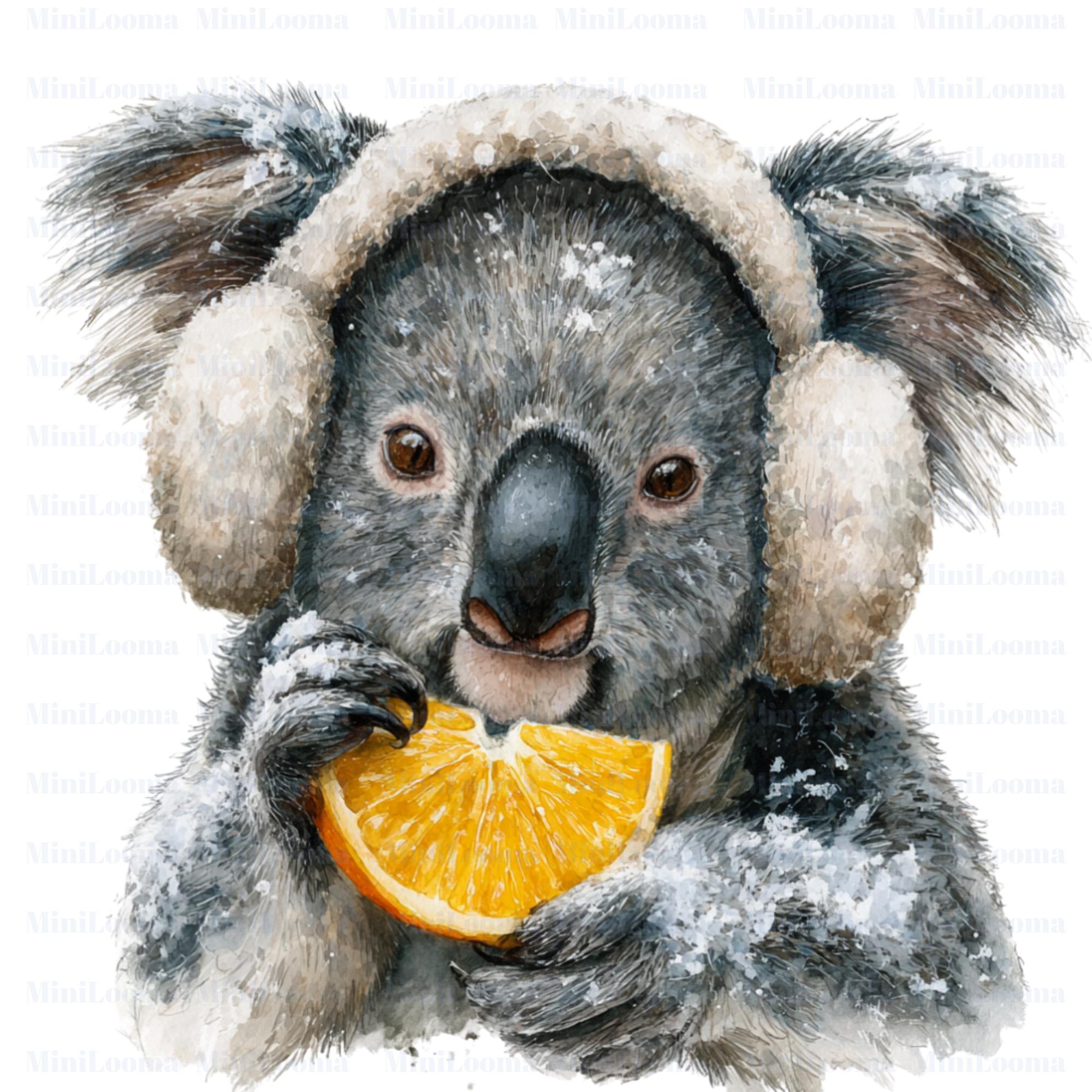 20 Seasonal Fruit Animals Clipart | Bunny, Bear, Fox, Cat, Squirrel | PNG Transparent